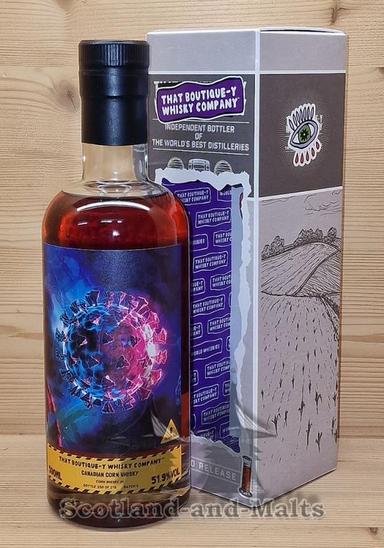 Corn Whisky Batch 2 - 8 Jahre Oloroso Octaves mit 51,9% von That Boutique-y Whisky Company von Atom Supplies Limited - Corn Whisky aus Kanada